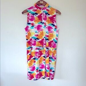IBKÜL Abstract Multicolor Golf dress XL